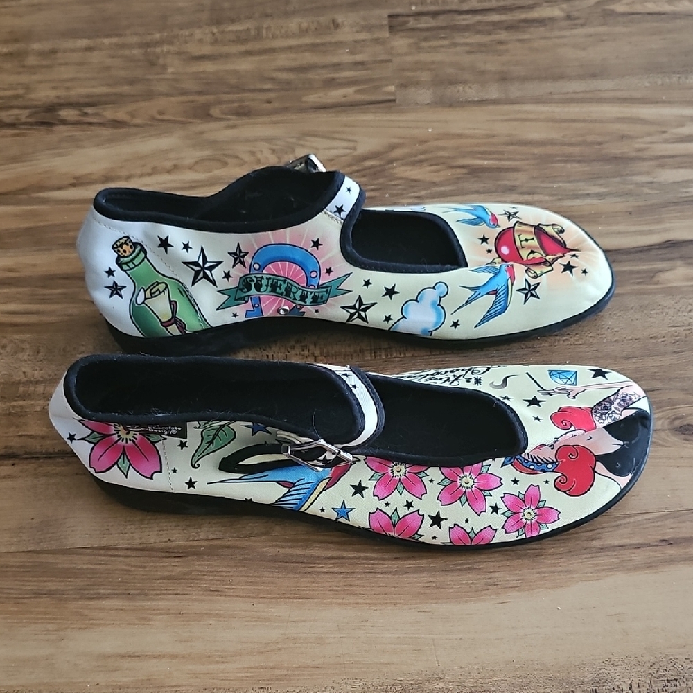 Chocolaticas Mary Jane Flat with Shoes Fun Patterns